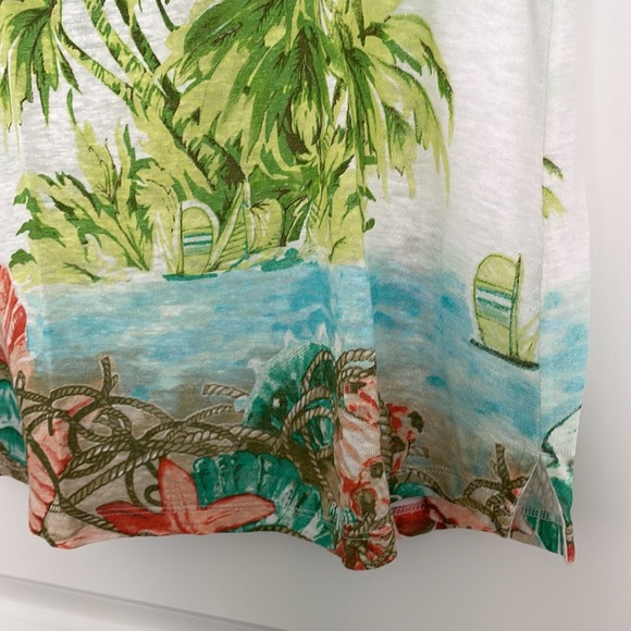 J.Jill beach vibes linen tank top - Picture 2 of 10